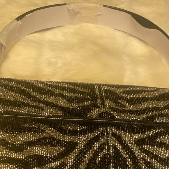 STAUD Zebra Print Handbag